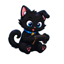 OOGame 黑猫品牌图标