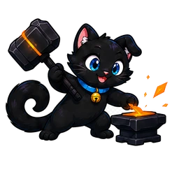 OOReforge 黑猫品牌图标