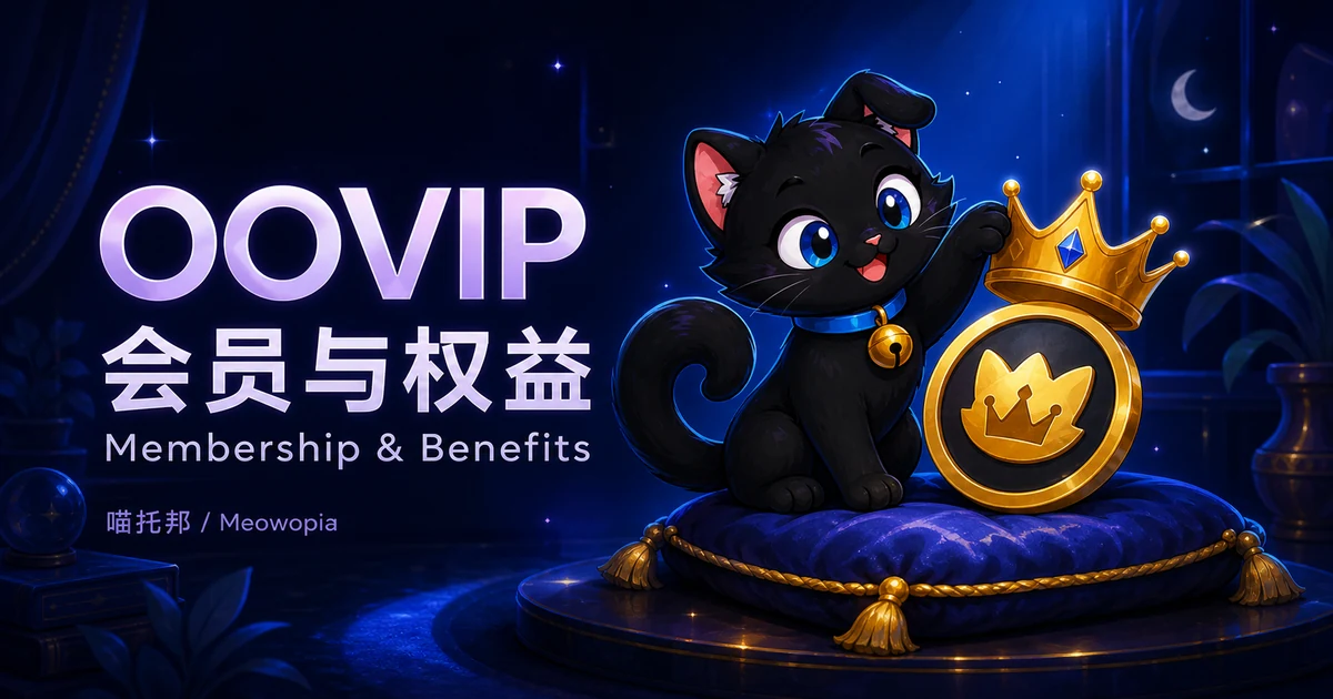 OOVIP 会员生命周期与权益品牌横幅